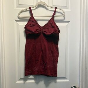 a:glow Burgundy Supportive Camisole with Built-In Cups